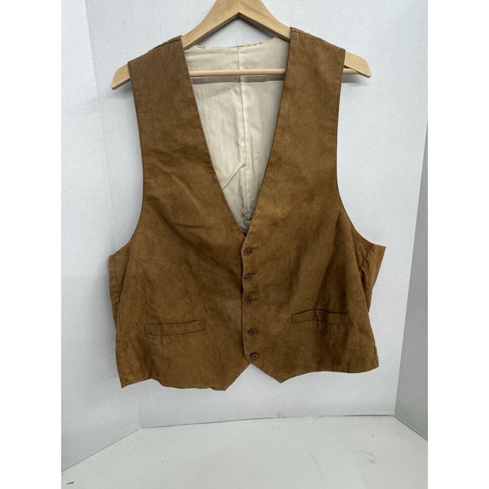 Vintage Men’s Suede Leather Vest